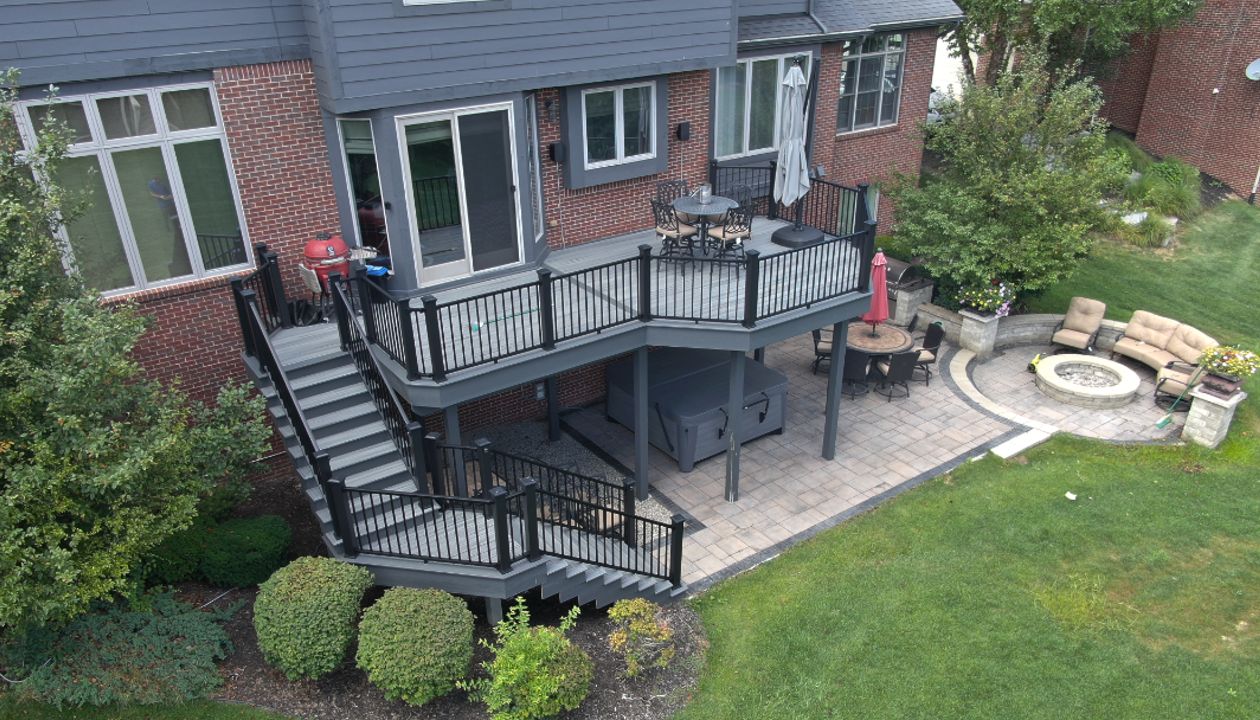 Affordable Trex deck in Northville