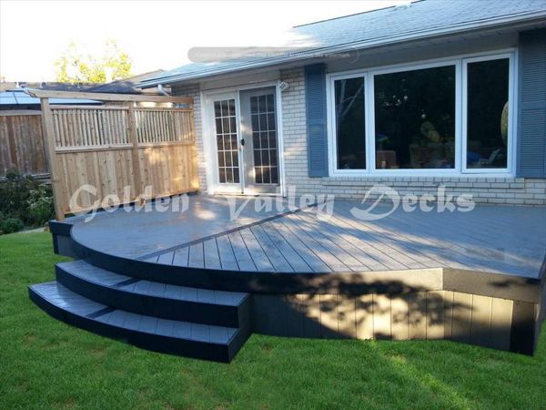 Trex select pebble grey and Winchester grey