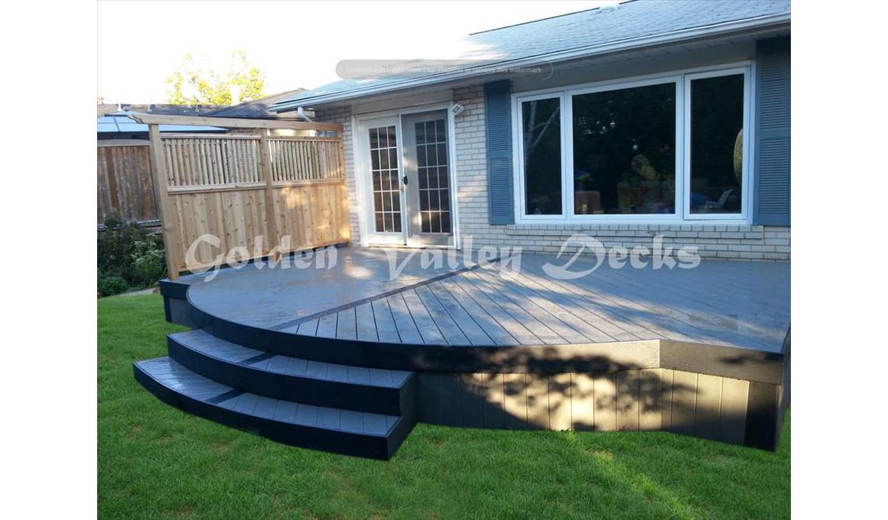 Trex select pebble grey and Winchester grey