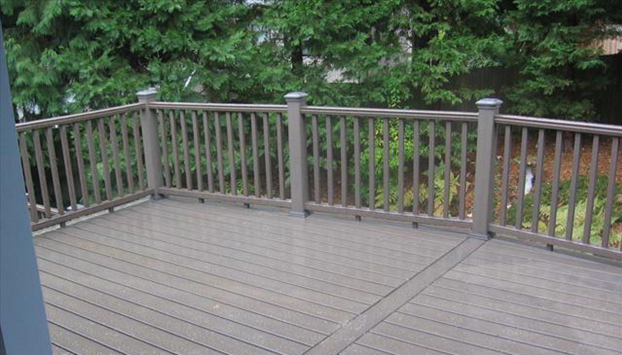 Winchester grey w/designer railing