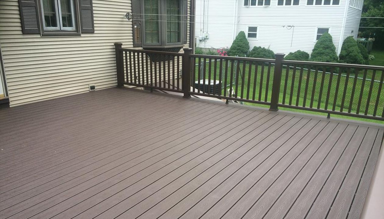 Transcend vintage lantern decking, rail. fascia and risers