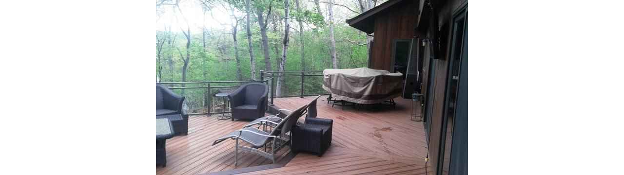 Trex Transcends Tiki Torch Decking &amp; Tree House Border Eagan