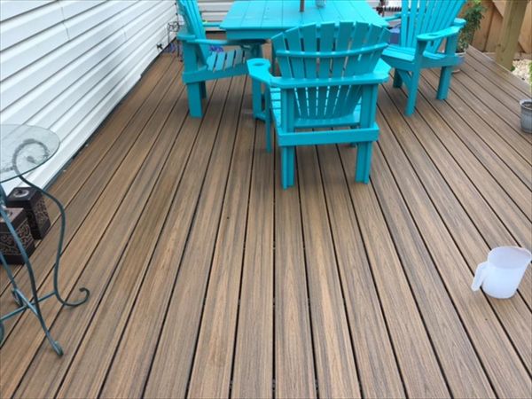 Trex Havana Gold decking resists even the harsh elements of Brunswick County
