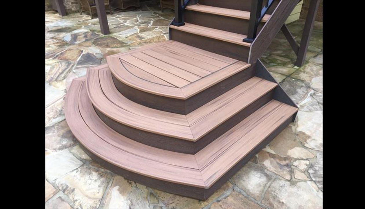 Custom Curved Landing