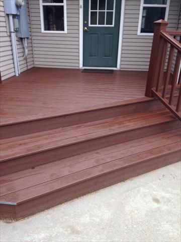 Trex Transcend Fire Pit Decking