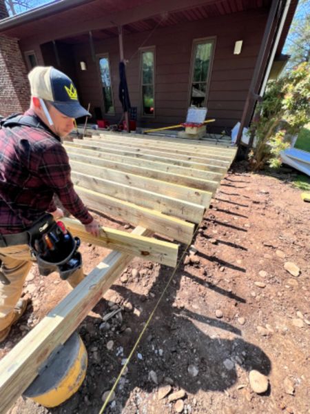 Trex Deck Framing.