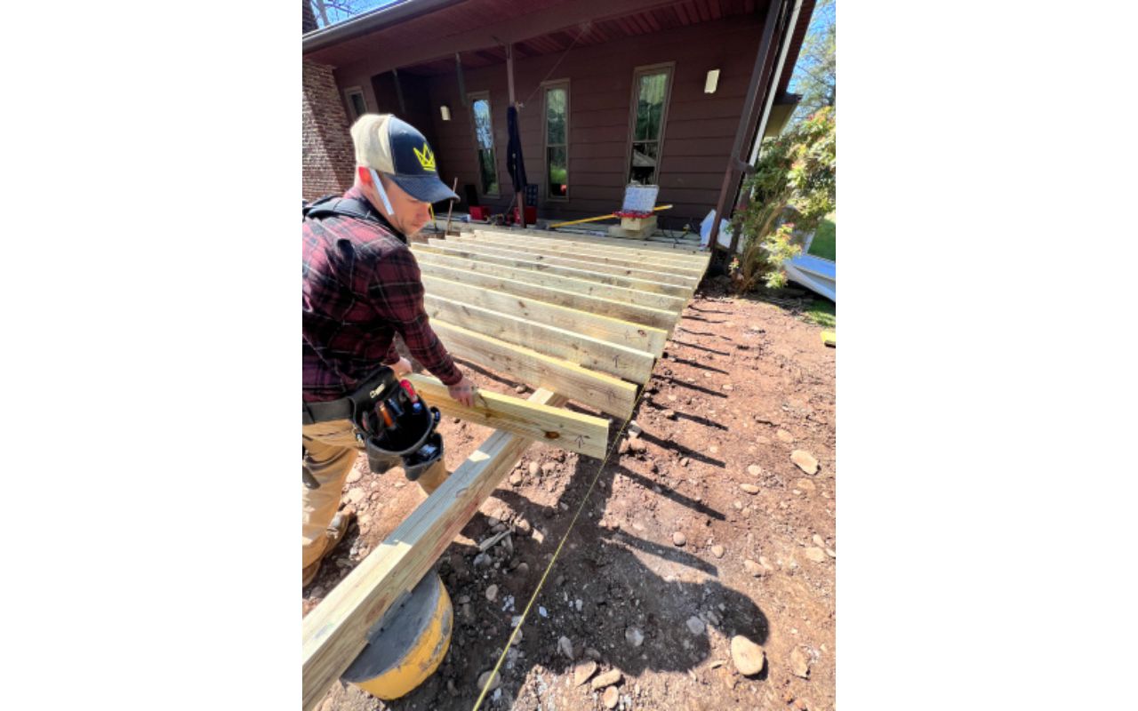 Trex Deck Framing.