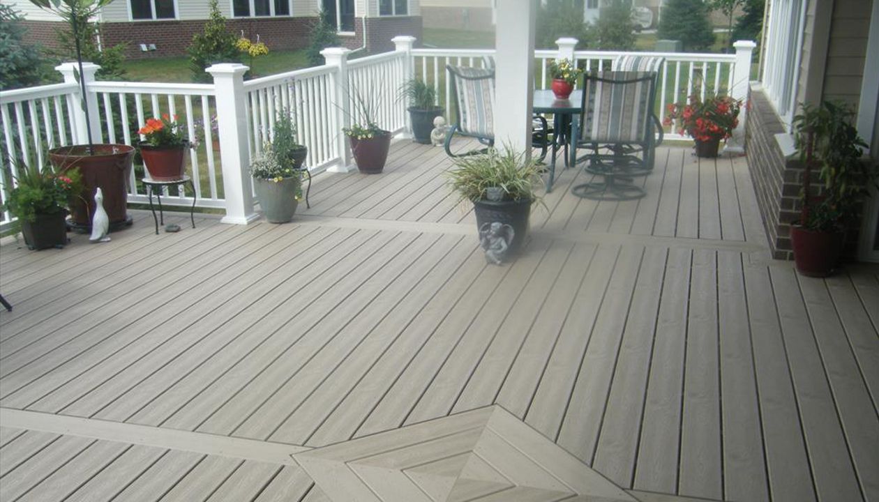 Transcend Rope swing decking with porch cover, Brownstown Twp.