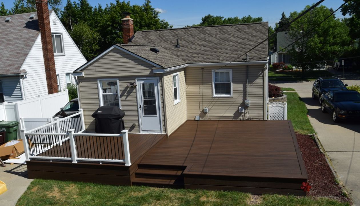 Spiced Rum Decking and Skirting