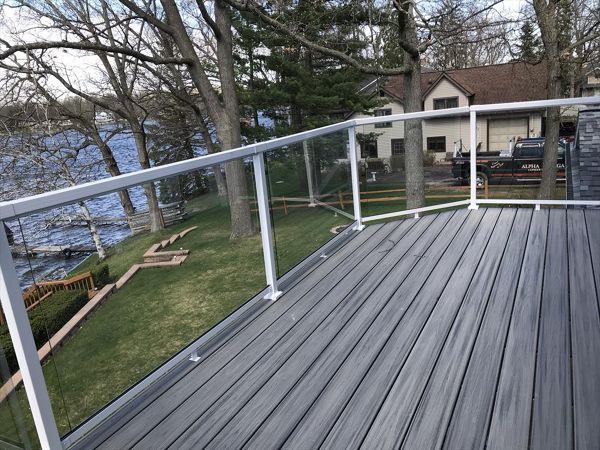 Trex Transcend Island Mist decking