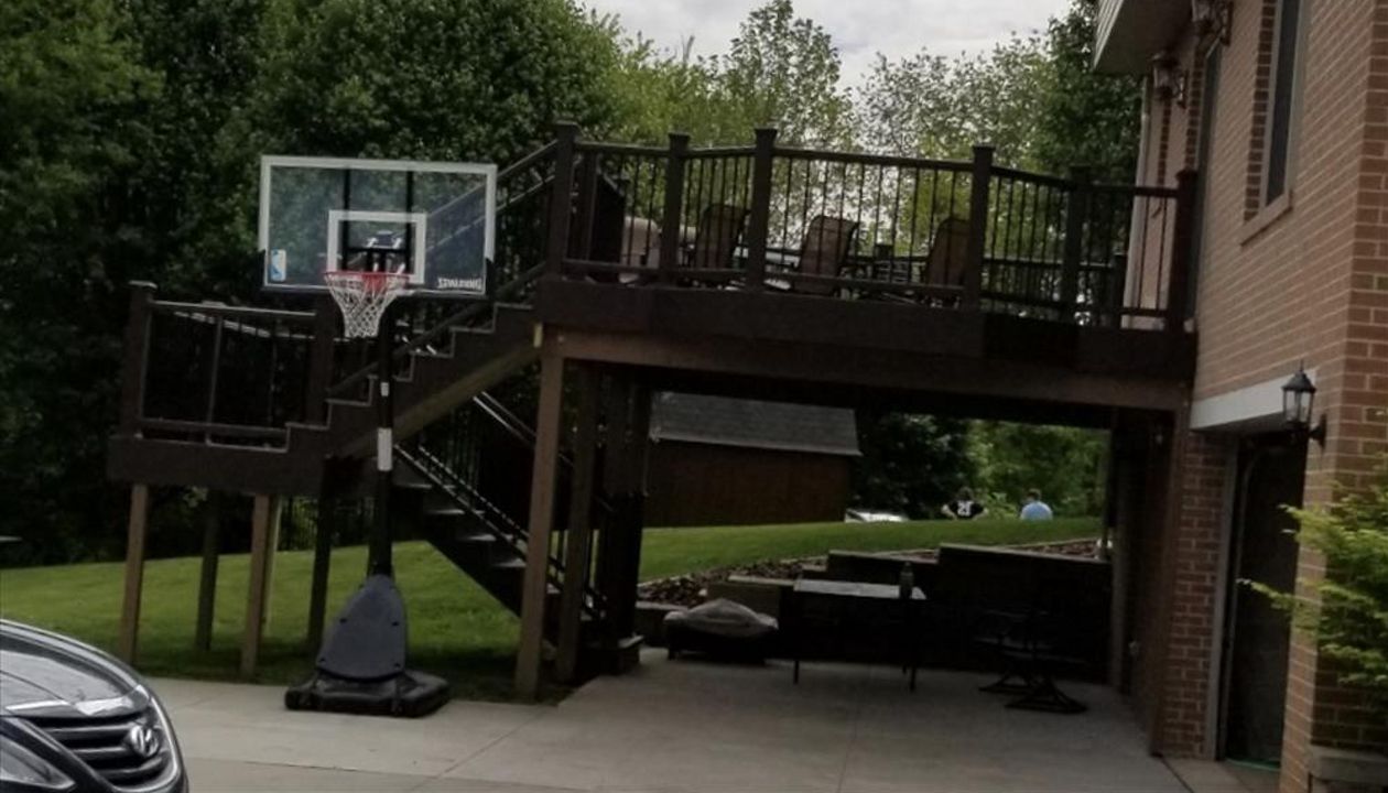 Elevated with Steps and Landing