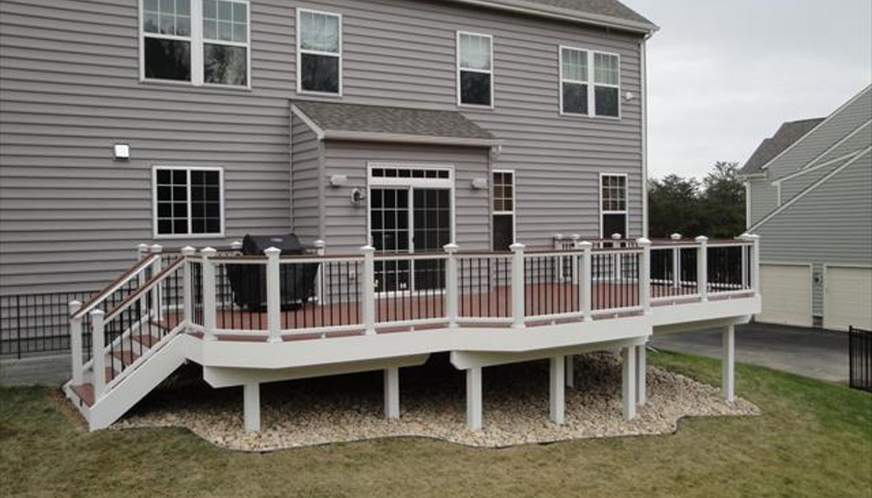 trex transcend railing and trex trim