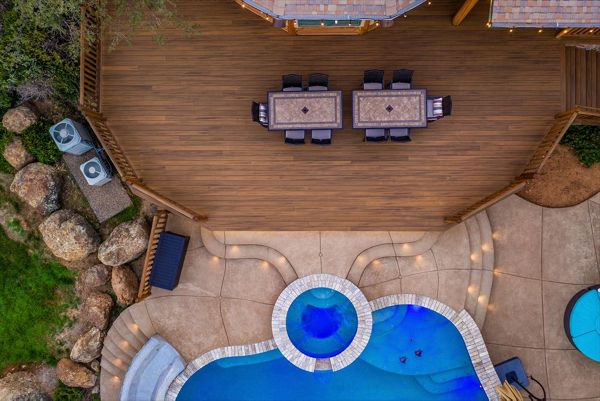 Havana Gold with custom timber rail and new pool