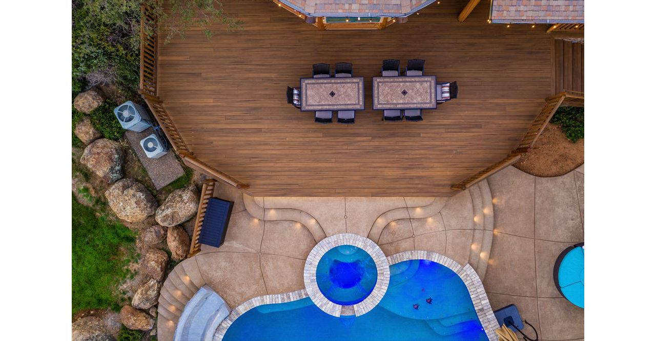 Havana Gold with custom timber rail and new pool
