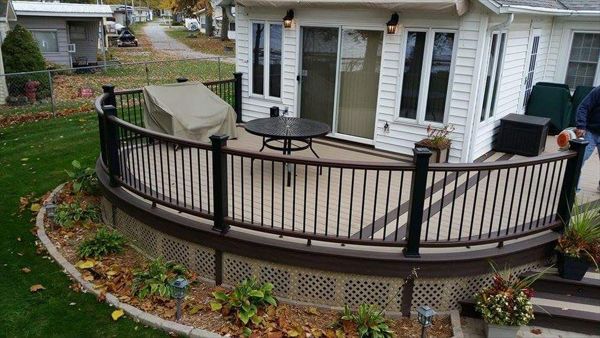 Radius deck and custom triple breaker