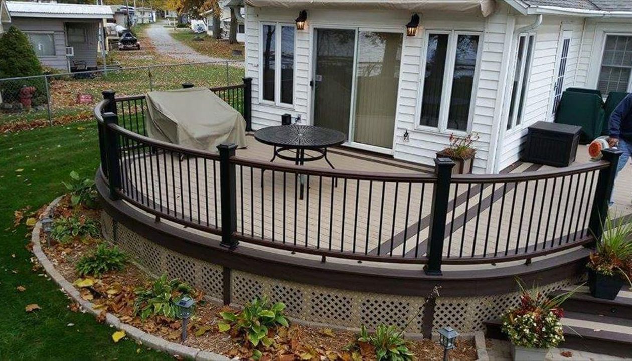 Radius deck and custom triple breaker