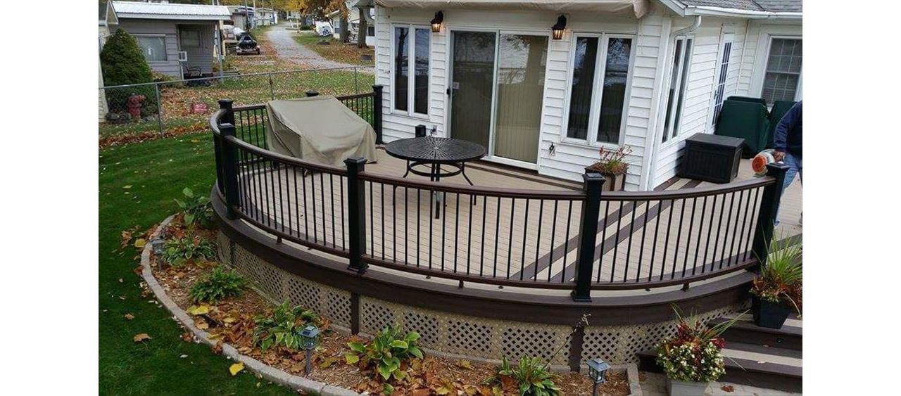 Radius deck and custom triple breaker