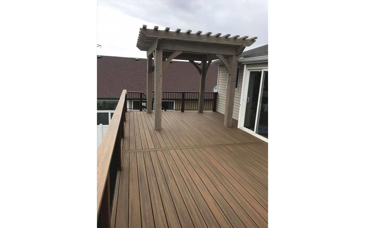 Trex Transcend custom built deck, UT