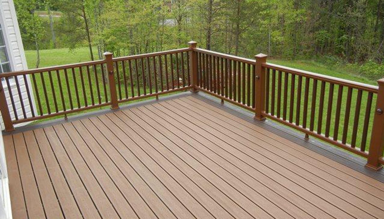 Transcends decking and Handrail.