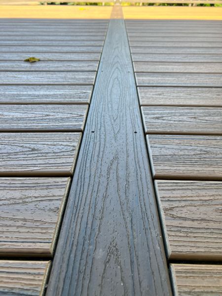 Two-Tone, picture framed, Low maintenance, Trex composite decking, aluminum railing, Rochester, MN area, built by Schmidt Carpentry LLC