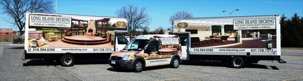 Long Island Deck Company Trucks Oceanside NY