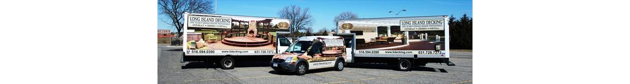 Long Island Deck Company Trucks Oceanside NY