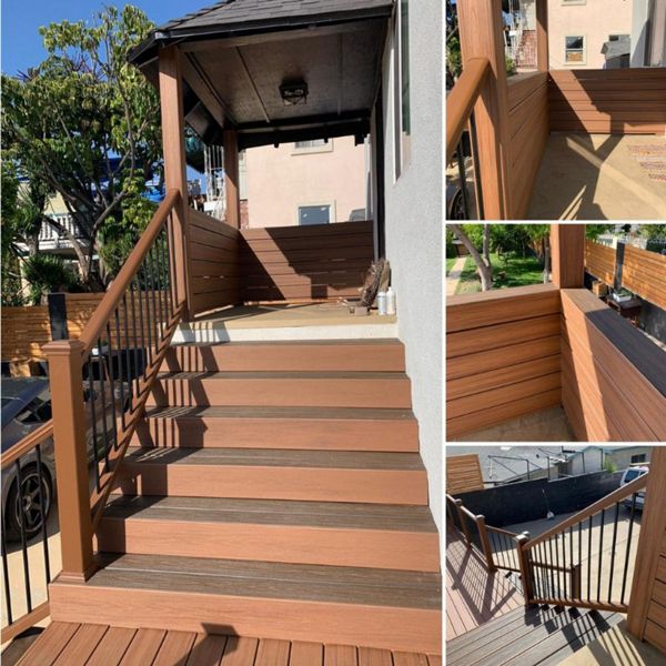 Trex two tone deck and railing