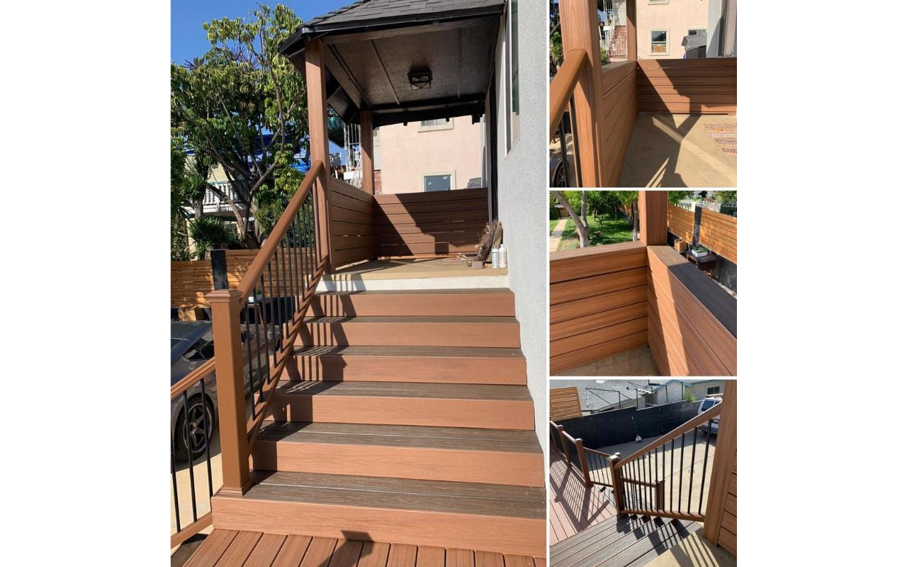 Trex two tone deck and railing