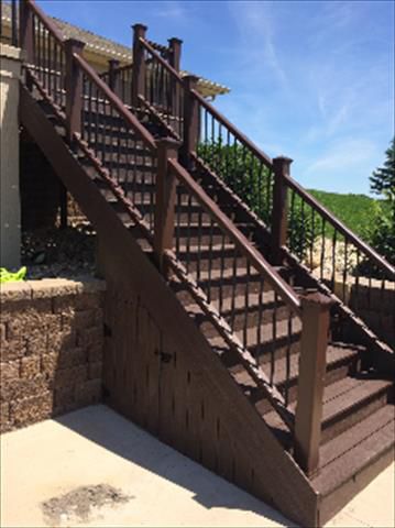 Trex composite custom designed deck