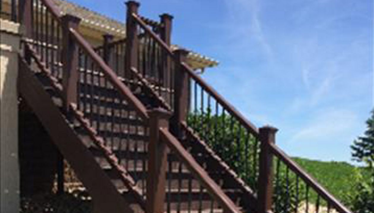 Trex composite custom designed deck