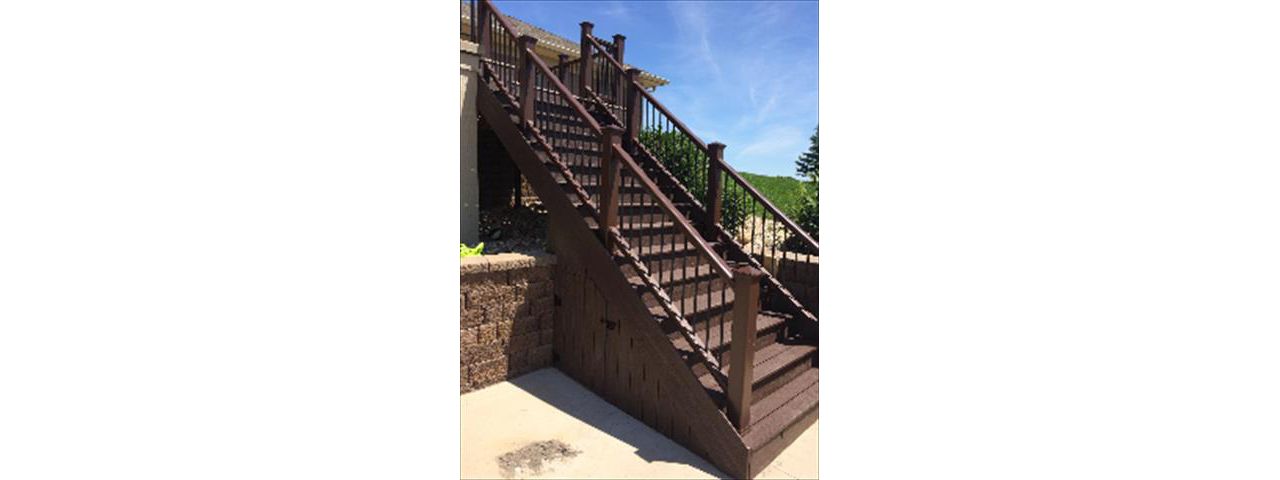Trex composite custom designed deck