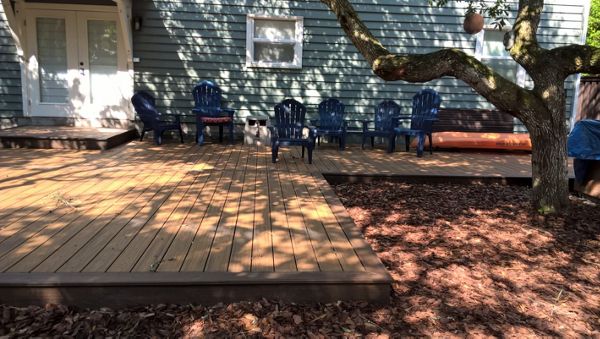 Trex deck and fence