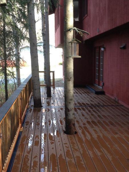 Do you have trees you do not want to get rid of?  No problem for N Sky Construction!