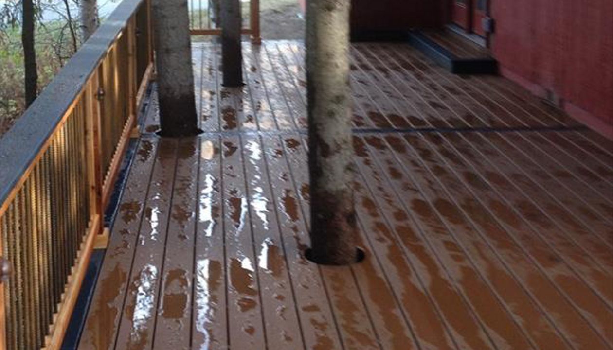 Do you have trees you do not want to get rid of?  No problem for N Sky Construction!