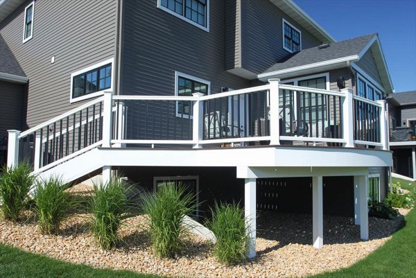 Vintage Lantern Arched Deck