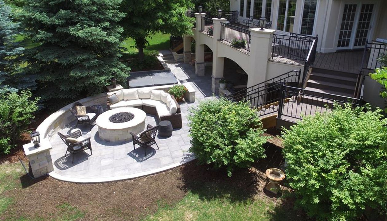 Trex Deck with a Patio