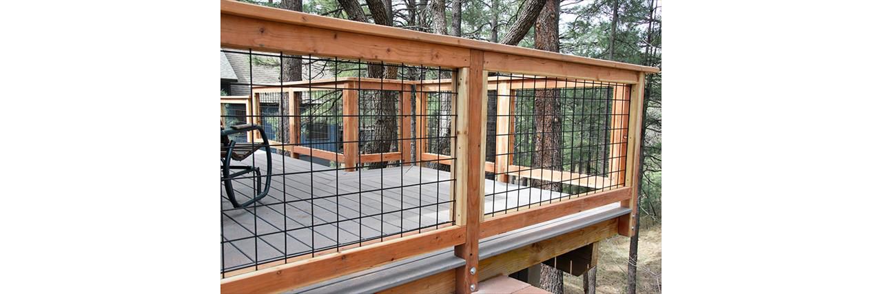 Trex decking with Wild Hog railing
