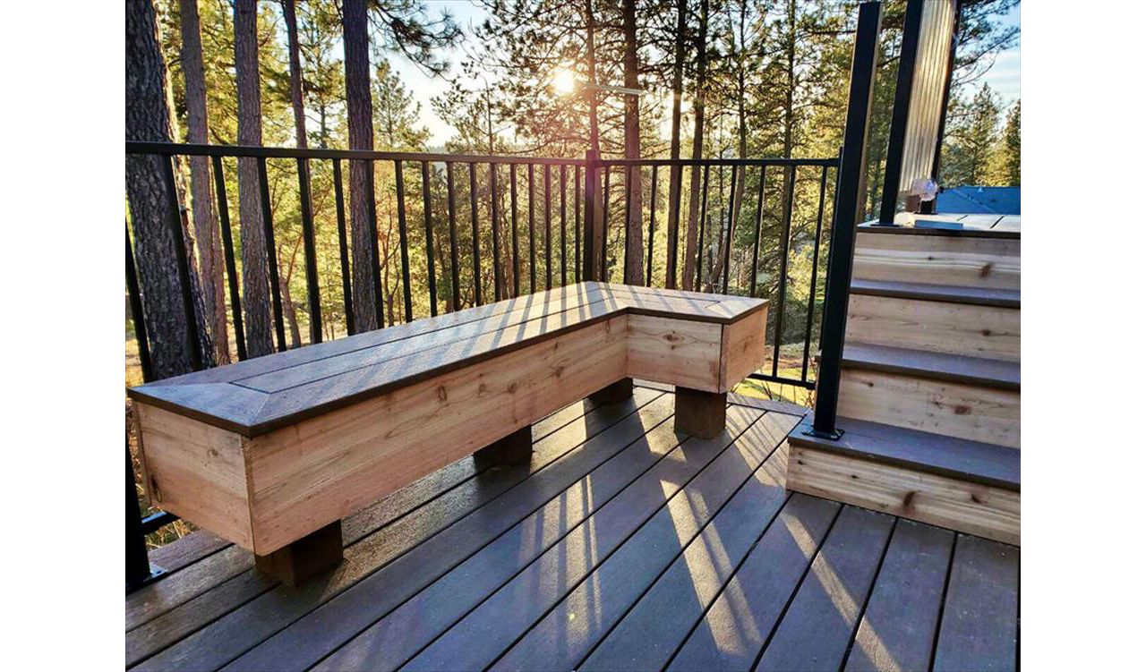 Matching Decking Board Bench