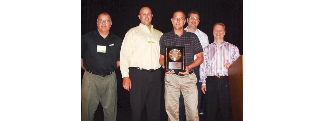 Trex awards American Deck Builders for  &amp;amp;quot;Best In Class Customer Service-2010&amp;amp;quot;