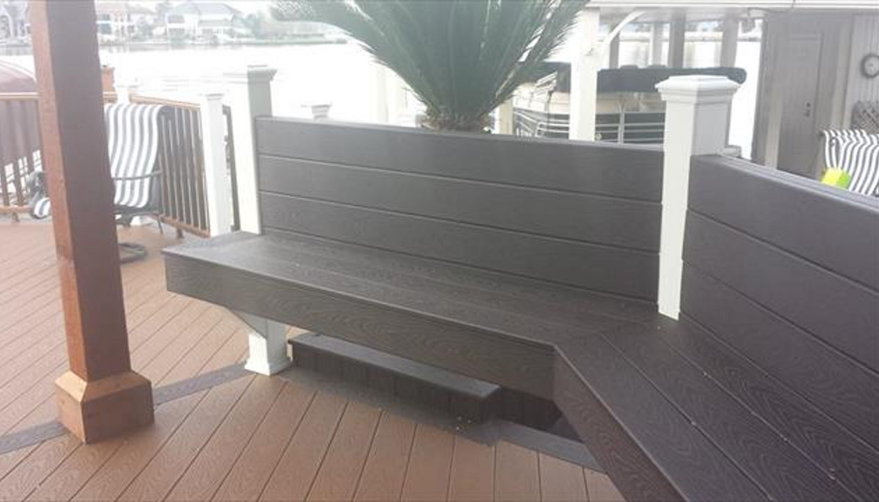 Custom Trex Transcend Benches