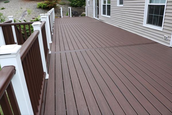 Trex Lava Rock and Vintage Lantern Balusters