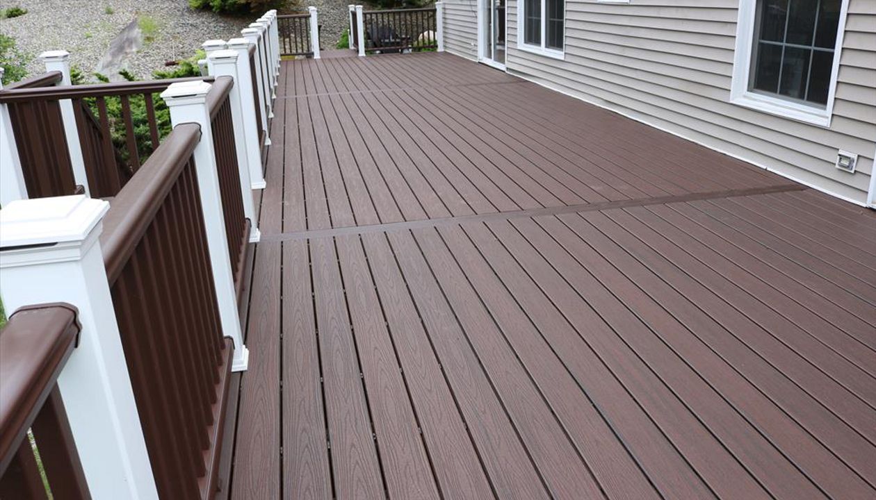 Trex Lava Rock and Vintage Lantern Balusters