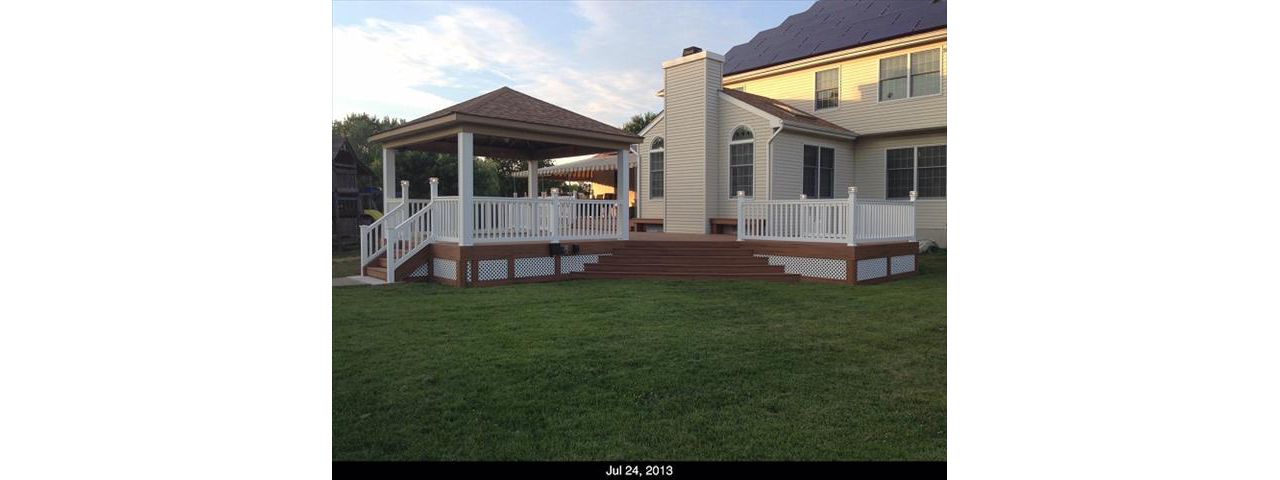 Tiki Torch decking