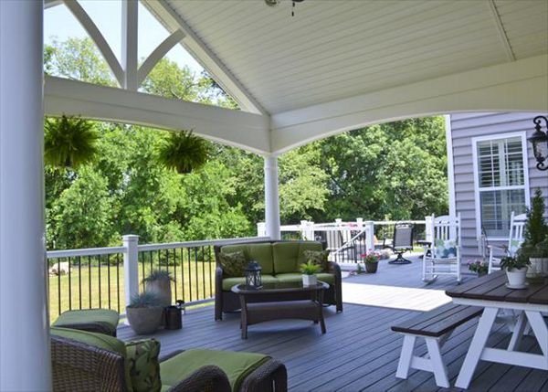 Custom Transcend Island Mist Deck with wood burning Fire pit - Downingtown PA