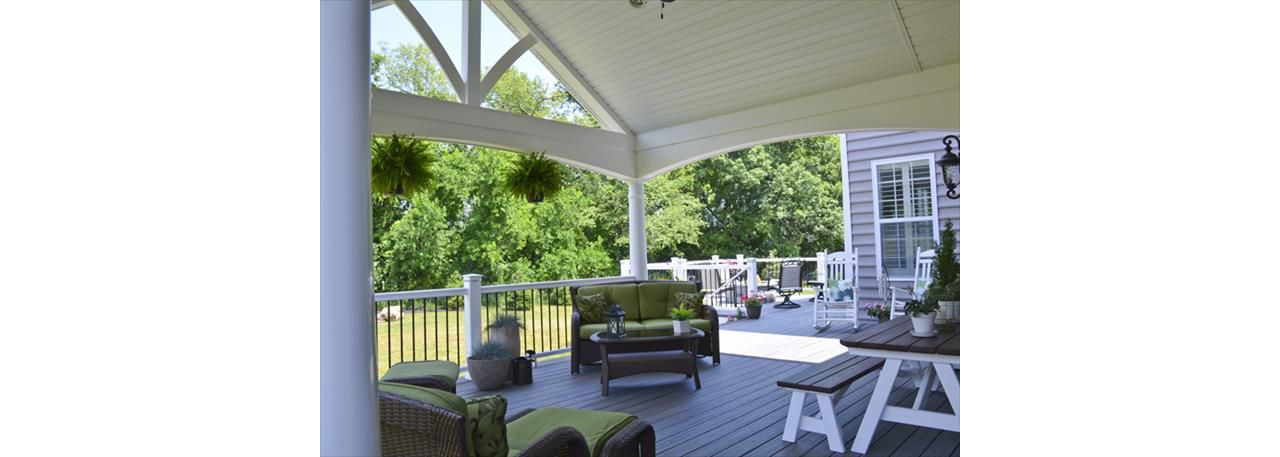 Custom Transcend Island Mist Deck with wood burning Fire pit - Downingtown PA