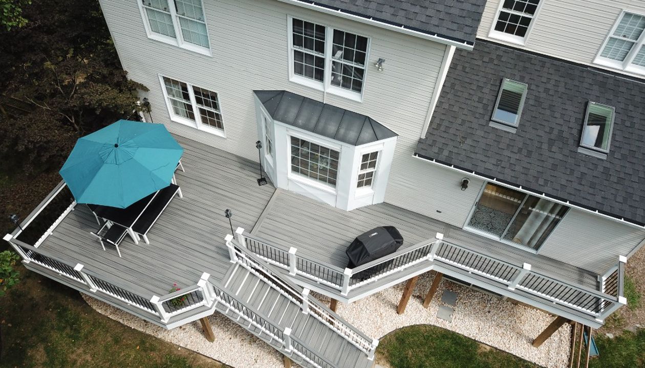 Trex Transcend Island Mist Composite Decking