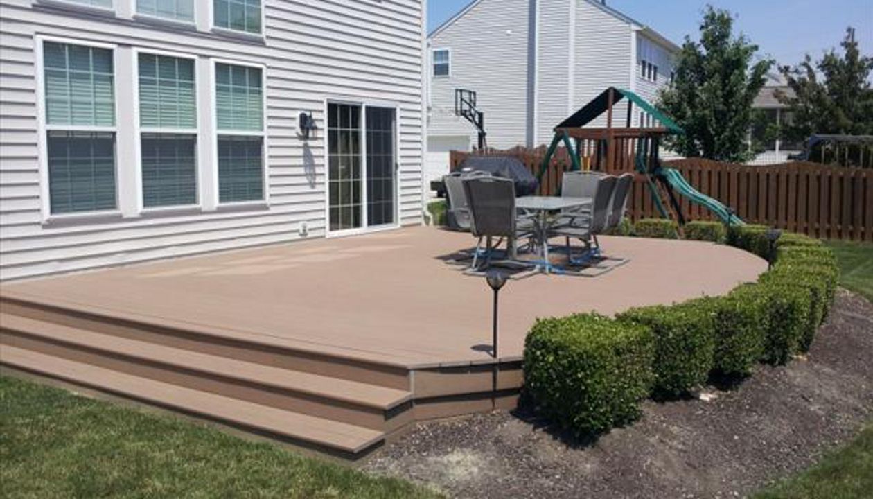 Curved Trex Deck