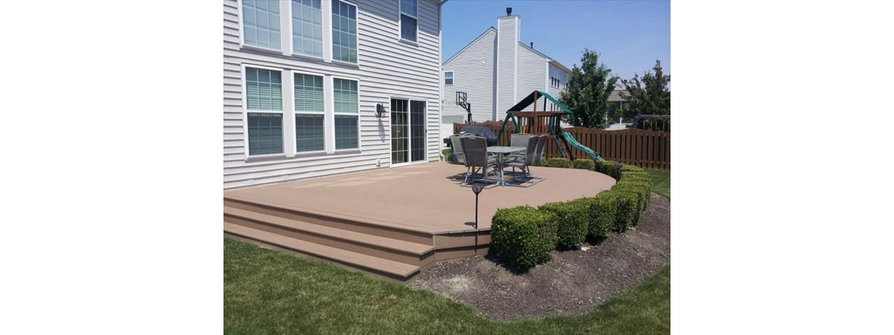 Curved Trex Deck