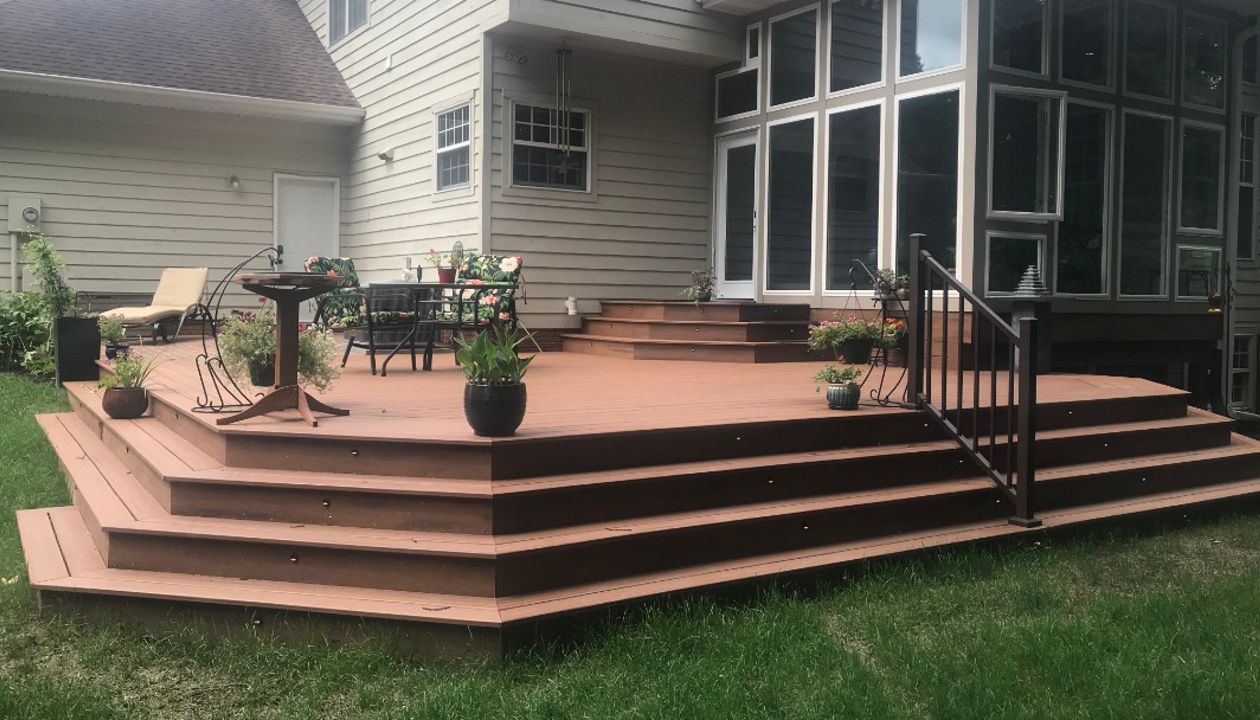 Trex Transcends Tropical Tiki Torch Decking Cedar Rapids Iowa; Bronze Signature Aluminum & 24 LED's