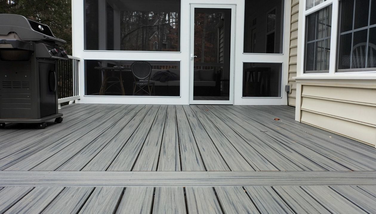 Trex Transcend Island Mist with Select Railing - Charlottesville